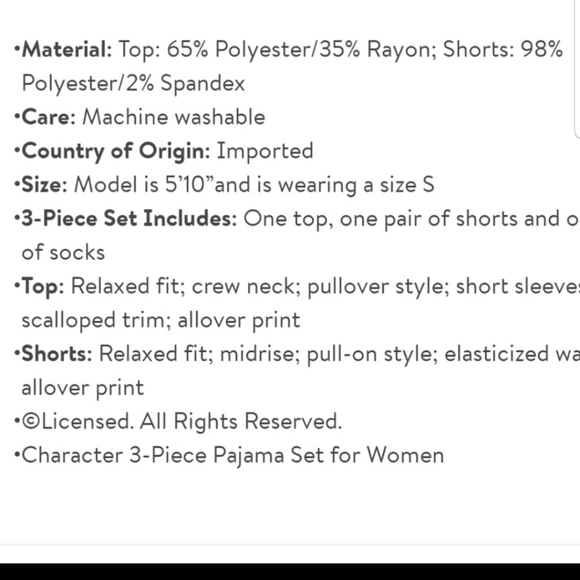 NEW! Disneys Stitch pajamas sz medium NWT 12.13 - Picture 6 of 7